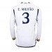 Maillot de foot Real Madrid Eder Militao #3 Domicile vêtements 2023-24 Manches Longues